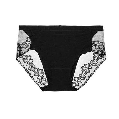 💥Buy 3 get 2 free💕Women’s Sexy Floral Lace Mesh Briefs