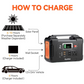 💥2025 New Hot Sale💝⚡200W Portable Power Station with Display✈️ Free Shipping