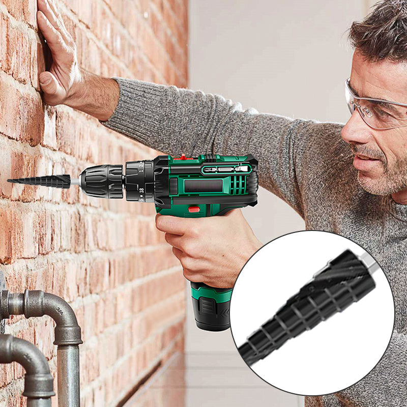 ✨🏆50% discount🏆High Hardness Spiral Flute Step Drill Bit Set✈️ Free Shipping