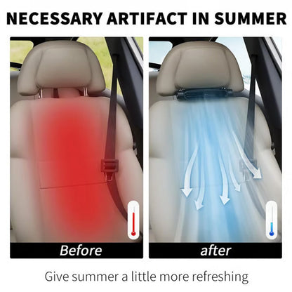 ⏳ Limited time 50% off! 💥USB Car Headrest Cooling Fan with 3 Speeds