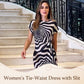 ✨Hot Sale 49% Off🌸Women's Tie-Waist Dress with Slit