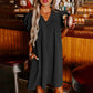 🌴Summer Specials🌴Women's Casual V-Neck Ruffle Pleated Dress