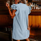 🌴Summer Specials🌴Women's Casual V-Neck Ruffle Pleated Dress
