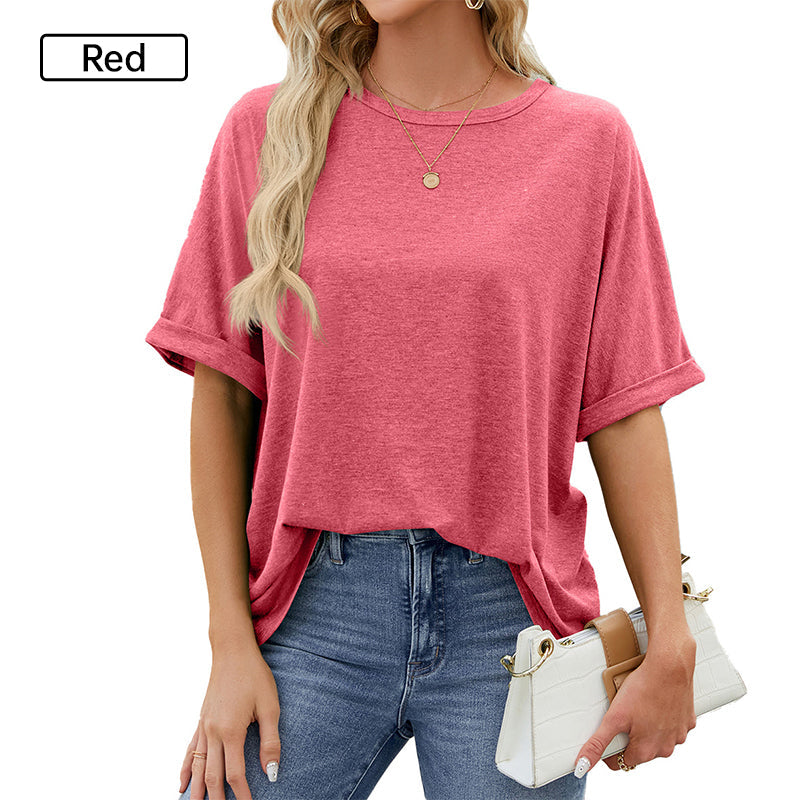 Women's Minimalist Summer Plain T-Shirt