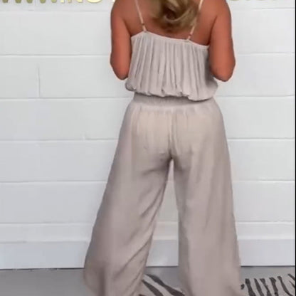 🌸Summer Hot Sale 49% Off 🌸 Women’s Casual Loose Cami Jumpsuit