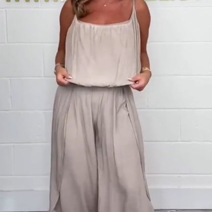 🌸Summer Hot Sale 49% Off 🌸 Women’s Casual Loose Cami Jumpsuit