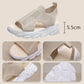 💥2025 New Hot Sale💝Women’s Casual Breathable Hollow Knitted Platform Sandals