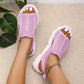 💥2025 New Hot Sale💝Women’s Casual Breathable Hollow Knitted Platform Sandals