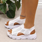 💥2025 New Hot Sale💝Women’s Casual Breathable Hollow Knitted Platform Sandals