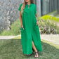 ⏳ Limited time 50% off! 💥Women's Casual Button-Down Loose Side-Split Shirt Dress