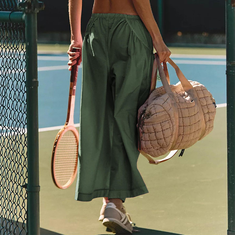 🎉Summer Explosion🎉Casual Cropped Wide-Leg Beach Pants