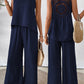 ✨2025 New Arrivals ✨Sleeveless Top & Wide-Leg Pants Set