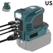 🔥Compact DC to AC Inverter - Suitable for cars, motorhomes, outdoor use, and summer houses