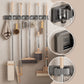 🔥2025 Hot Sale🔥No-Drill Wall-Mounted & Heavy-Duty Broom and Mop Holder with Hook