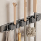 🔥2025 Hot Sale🔥No-Drill Wall-Mounted & Heavy-Duty Broom and Mop Holder with Hook