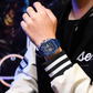 🌈Cyberpunk Futuristic Style⌚Men's Multifunctional Fashion Quartz Watch✈️Free Shipping