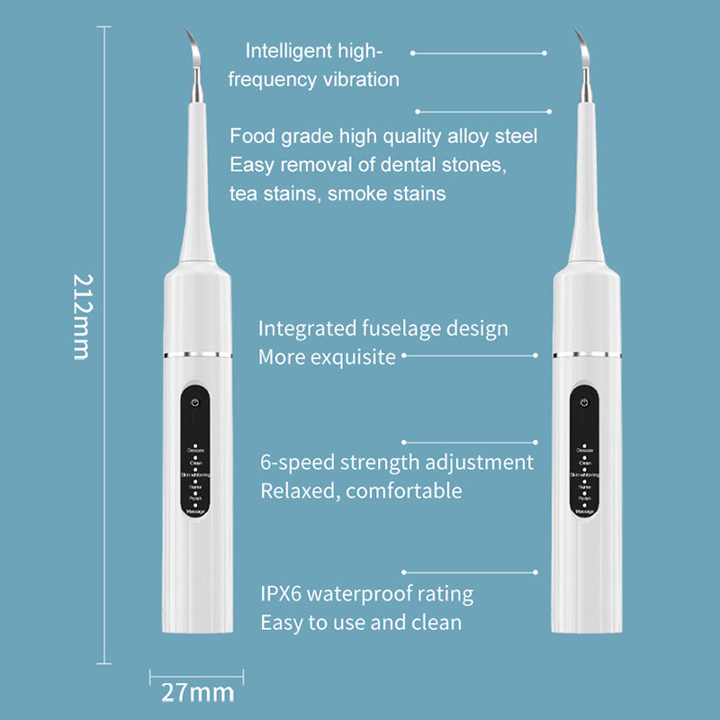 🔥2025 Hot Sale 50% OFF🦷 Sparkling Smile – Pro Ultrasonic Teeth Cleaner with Multi-Speed Control