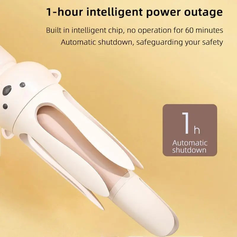 💁‍♀️ Perfect Curls, Zero Burns – Auto Curling Wand with Anti-Scald Tech!