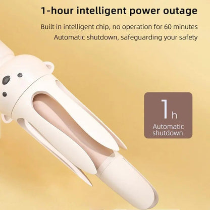 💁‍♀️ Perfect Curls, Zero Burns – Auto Curling Wand with Anti-Scald Tech!