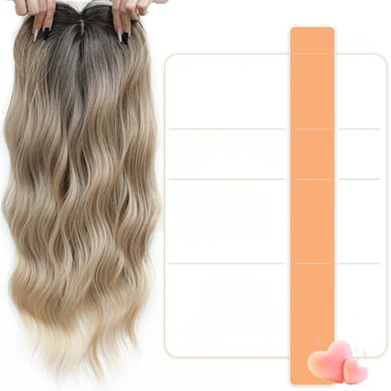 🔥HOT SALE 50% OFF🔥Wavy Clip-In Hair Topper with Bangs for Thinning Hair