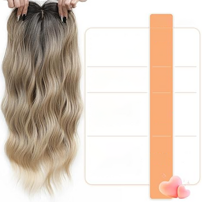 🔥HOT SALE 50% OFF🔥Wavy Clip-In Hair Topper with Bangs for Thinning Hair