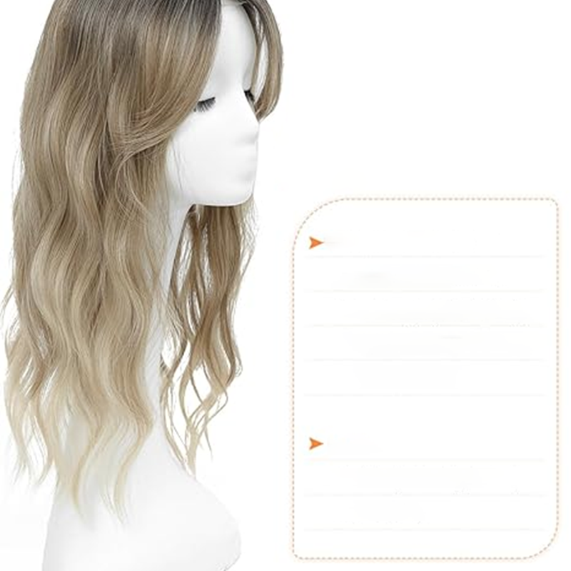 🔥HOT SALE 50% OFF🔥Wavy Clip-In Hair Topper with Bangs for Thinning Hair