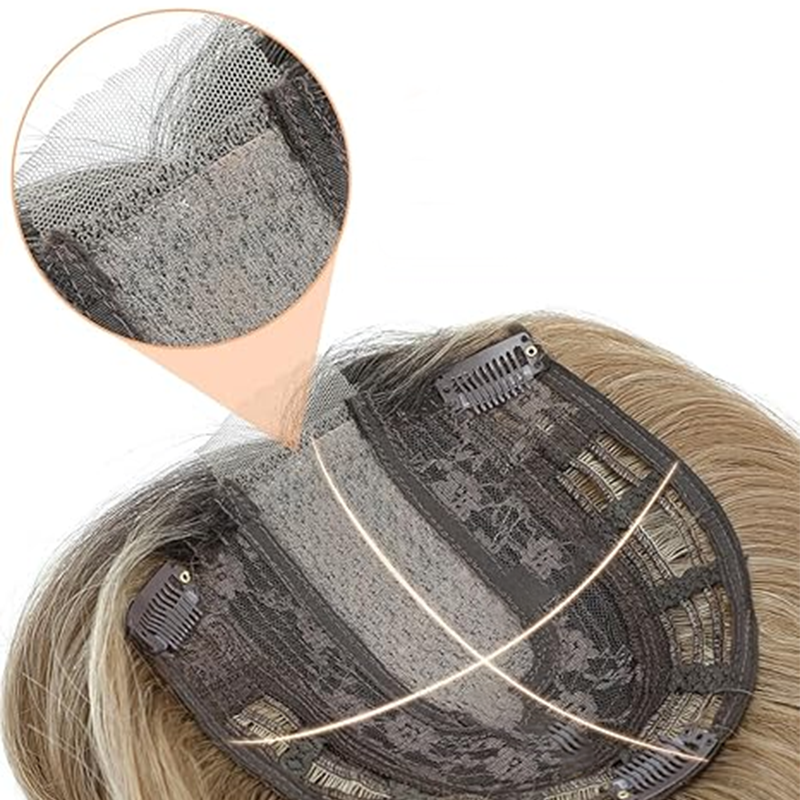🔥HOT SALE 50% OFF🔥Wavy Clip-In Hair Topper with Bangs for Thinning Hair