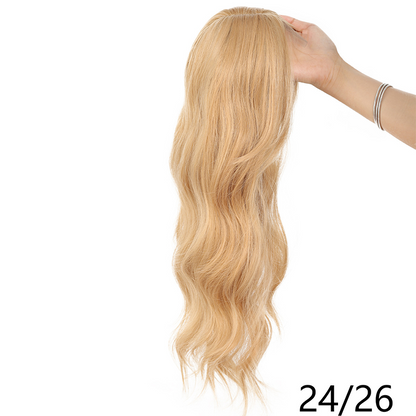 🔥HOT SALE 50% OFF🔥Wavy Clip-In Hair Topper with Bangs for Thinning Hair