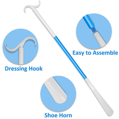 💥Limited time 50% off🔥 Adjustable Long Shoe Horn with Sock Remover for Seniors