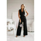 ☀️Women's Sleeveless V-Neck Solid Jumpsuit🕊️