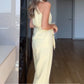 🔥 Summer Hot Sale 🌊 V-Neck Sleeveless Top and Straight-Leg Pants 2-piece suit