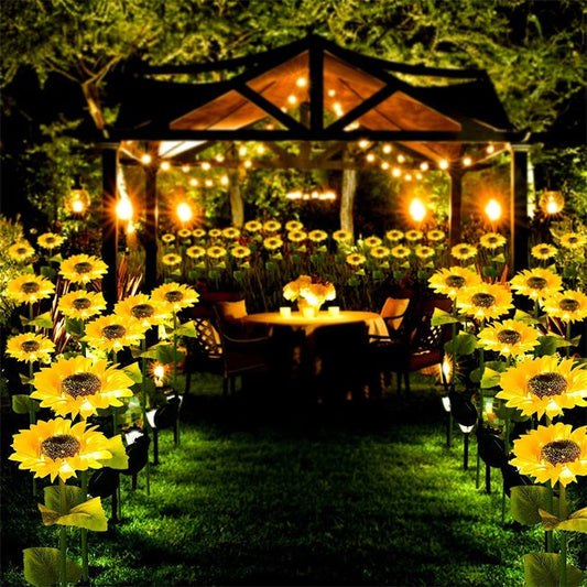 🌻 LIMITED-TIME 50% OFF! ✨ Sunflower Solar Lights – Auto On/Off, 14H Glow, IP65 Waterproof ☀️