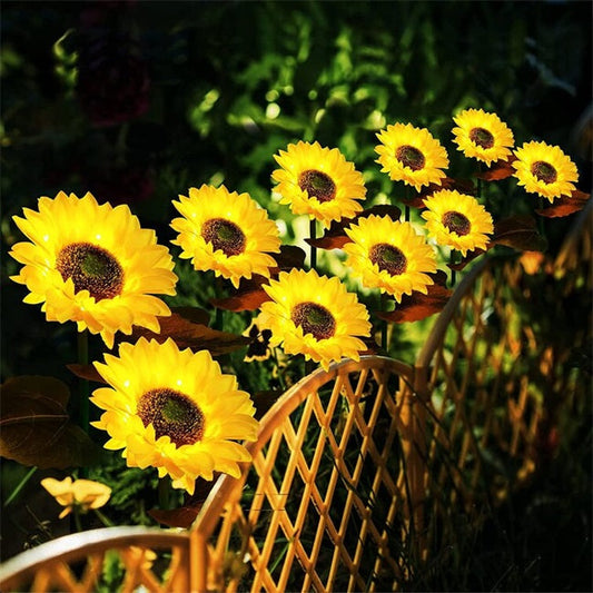 🔥2025 New Hot Sale 50% OFF🔥Sunflower Solar Garden Stake Led Lights🌻