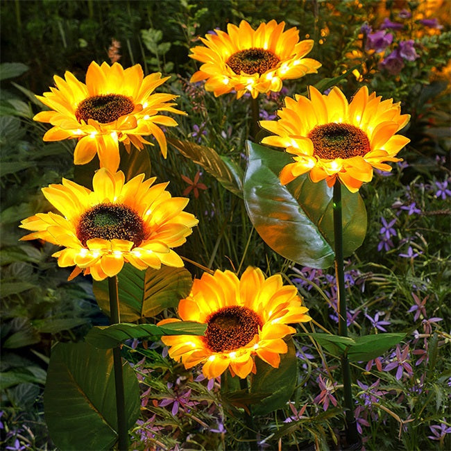🔥2025 New Hot Sale 50% OFF🔥Sunflower Solar Garden Stake Led Lights🌻