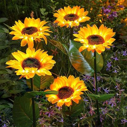 🌻 LIMITED-TIME 50% OFF! ✨ Sunflower Solar Lights – Auto On/Off, 14H Glow, IP65 Waterproof ☀️