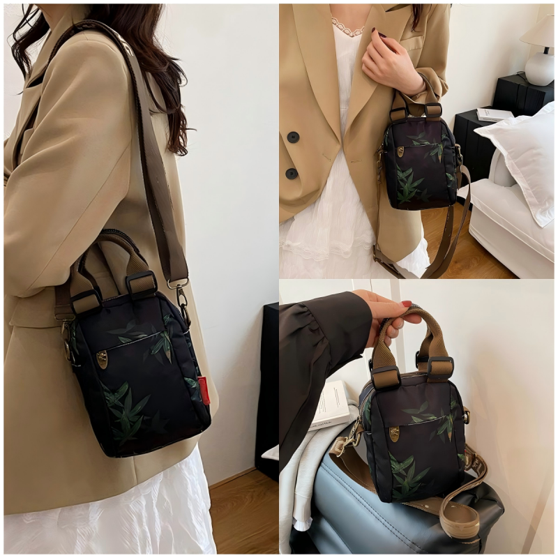 💥Limited Sale 49% OFF💖Women's Fashion Print Multi-Layer Shoulder Bag💕