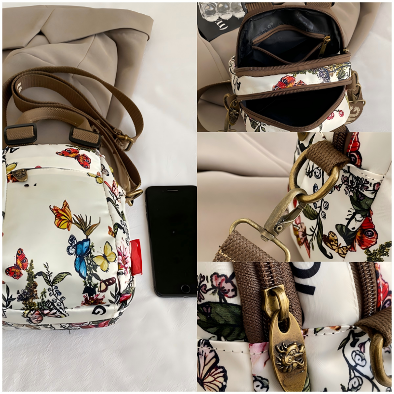 💥Limited Sale 49% OFF💖Women's Fashion Print Multi-Layer Shoulder Bag💕