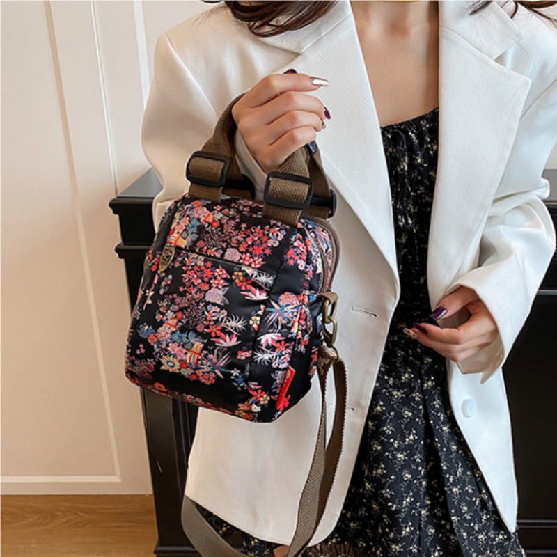 💥Limited Sale 49% OFF💖Women's Fashion Print Multi-Layer Shoulder Bag💕
