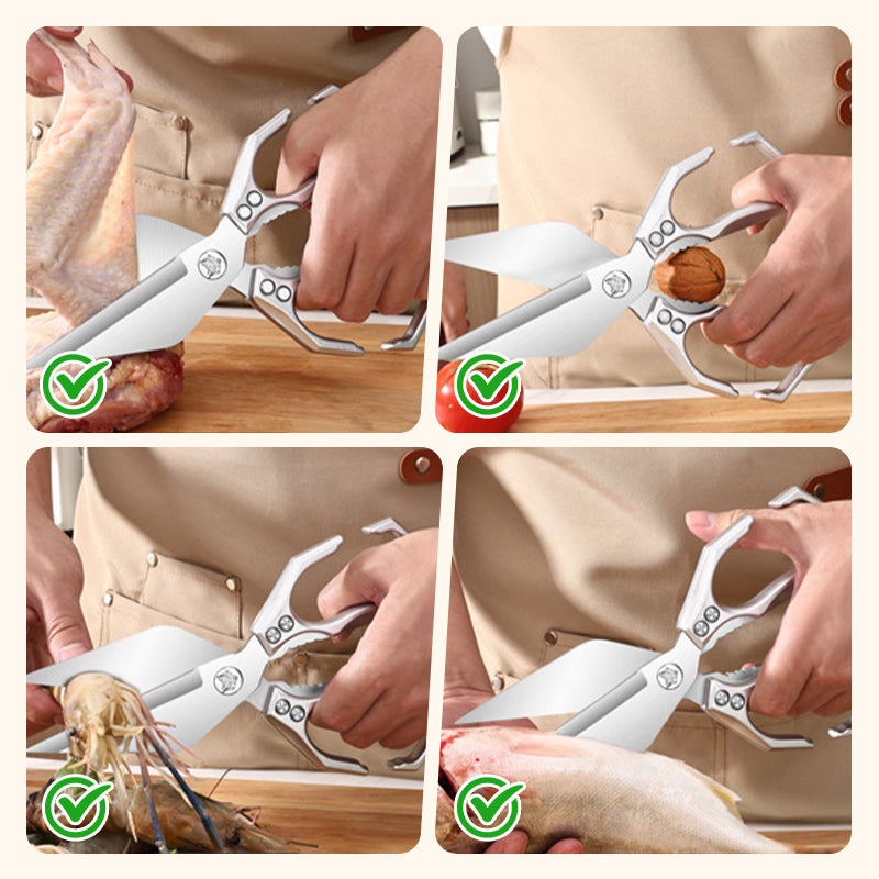 🔥Hot Sale 50% OFF🔥Multifunctional Heavy-Duty Kitchen Shears💪✂️