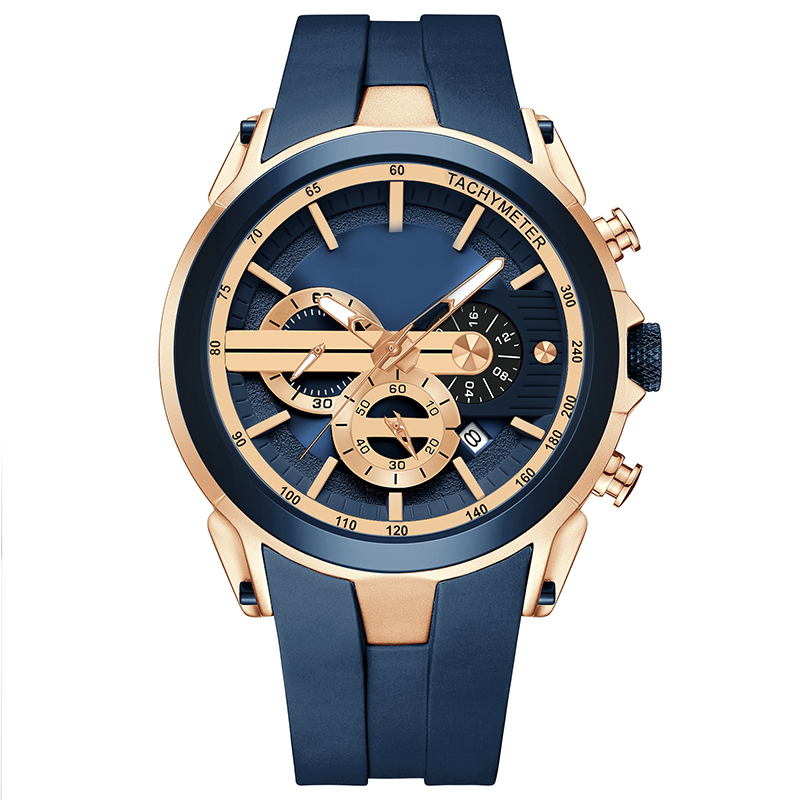 ✨LAST DAY SALE 50% OFF✨Sport Style Luminous Silicone Strap Waterproof Watch