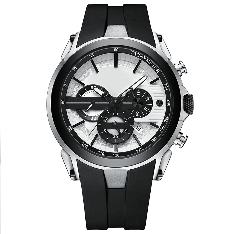 ✨LAST DAY SALE 50% OFF✨Sport Style Luminous Silicone Strap Waterproof Watch