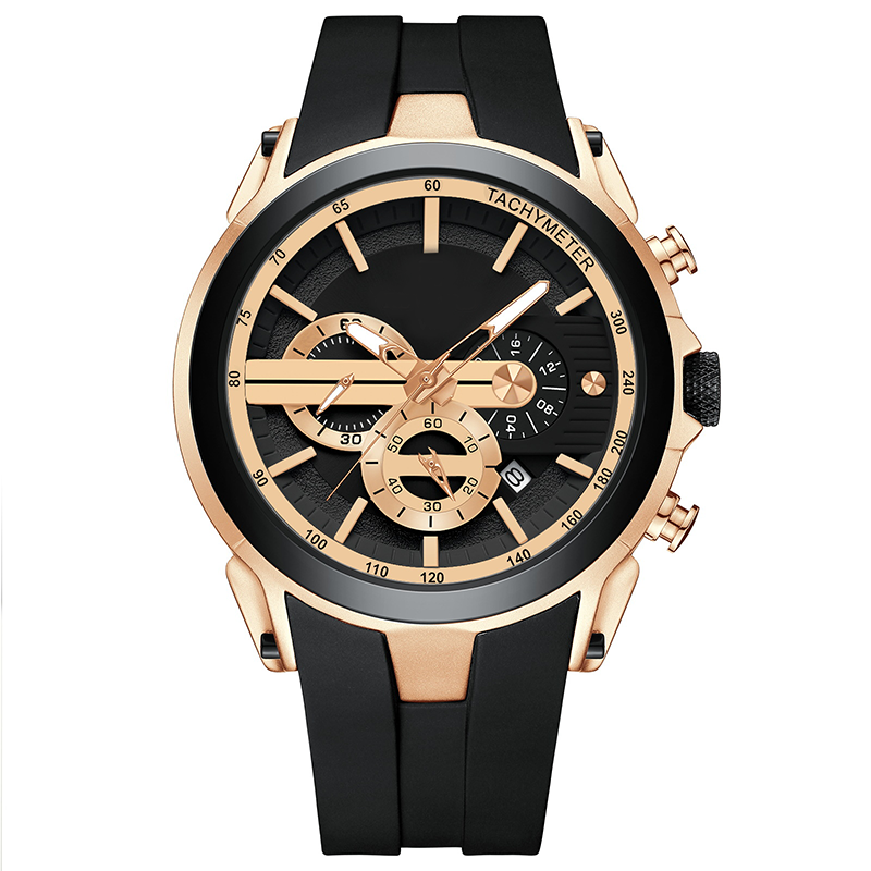 ✨LAST DAY SALE 50% OFF✨Sport Style Luminous Silicone Strap Waterproof Watch
