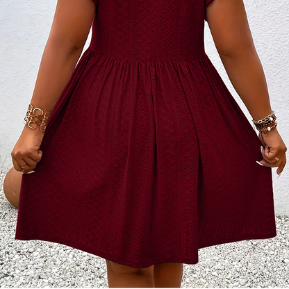 ⏰🔥LIMITED TIME 50% OFF! 👗 Women’s V-Neck Ruffle Trim Dress – Flattering Fit, Soft Fabric & Perfect for Any Event ✨🌸