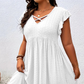 ⏰🔥LIMITED TIME 50% OFF! 👗 Women’s V-Neck Ruffle Trim Dress – Flattering Fit, Soft Fabric & Perfect for Any Event ✨🌸