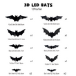 🦇Buy More Save More🎃Halloween 3D Lighted Bats