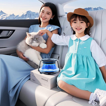 ☁️2025 Cloud Mist Car Diffuser - Auto On/Off with 30-Day USB-C Battery & 1 Refill = 1 Year Freshness