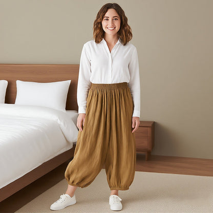 🎊2025 New Products👗High Waist Loose Lantern-Style Pants
