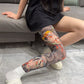 Stretchy Tattoo-Print Leg Sleeve