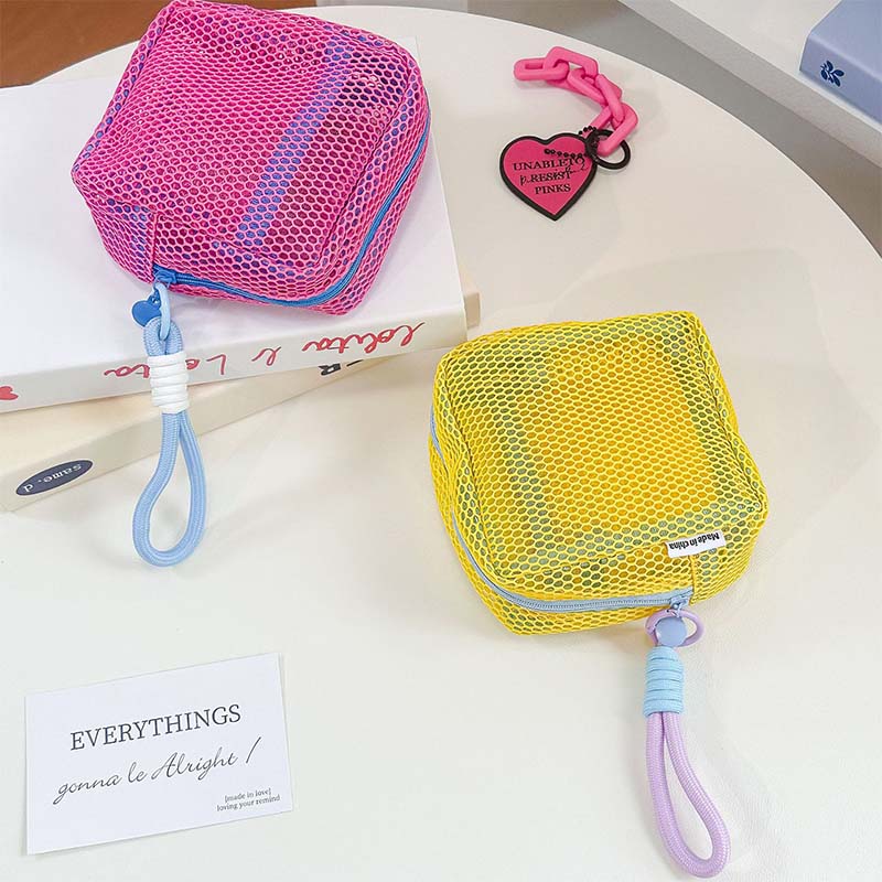 ✨Buy 1 Get 1 Free✨ Portable Mesh Color-Block Organizer Bag