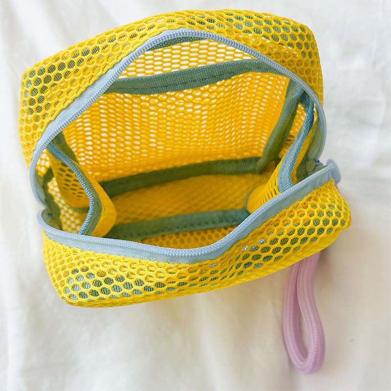 ✨Buy 1 Get 1 Free✨ Portable Mesh Color-Block Organizer Bag